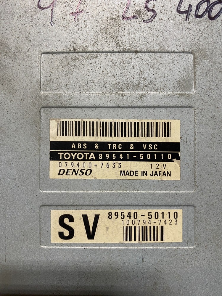 1998 Lexus LS400 ABS Control Module Unit 89541-50110 OEM