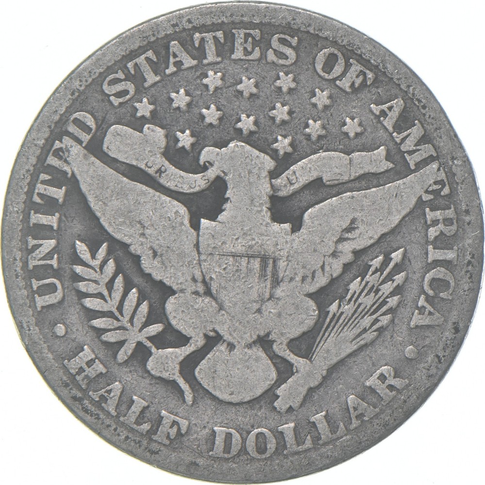 1899 Barber Half Dollar Average Circ