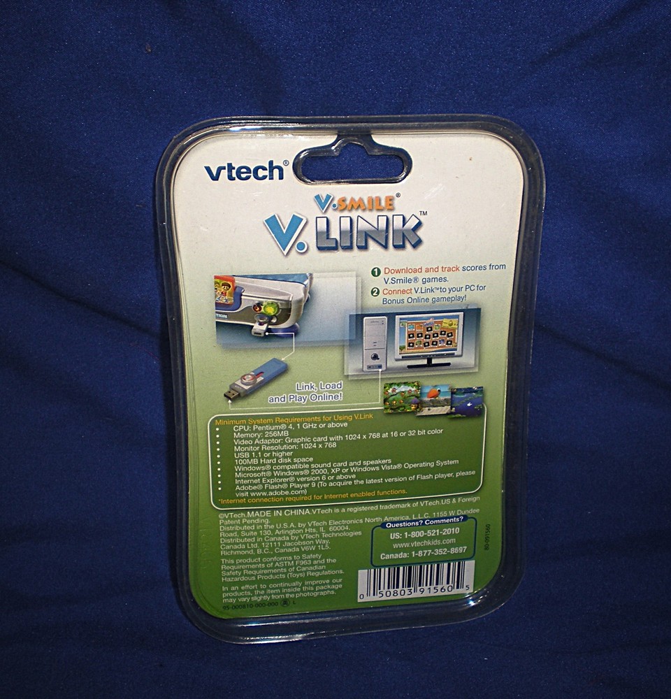 New VTech V Smile Learning Game V Link USB