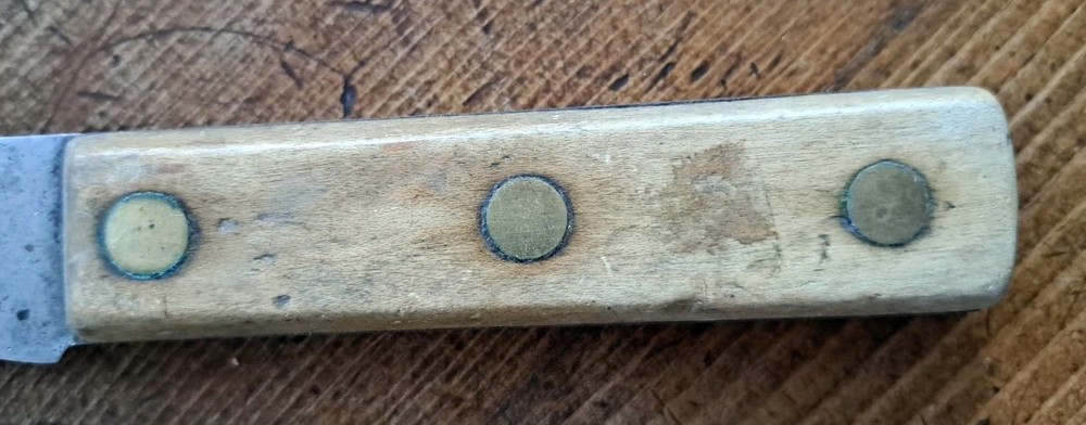 Vintage CASE Fixed Blade Wood Handled Knife