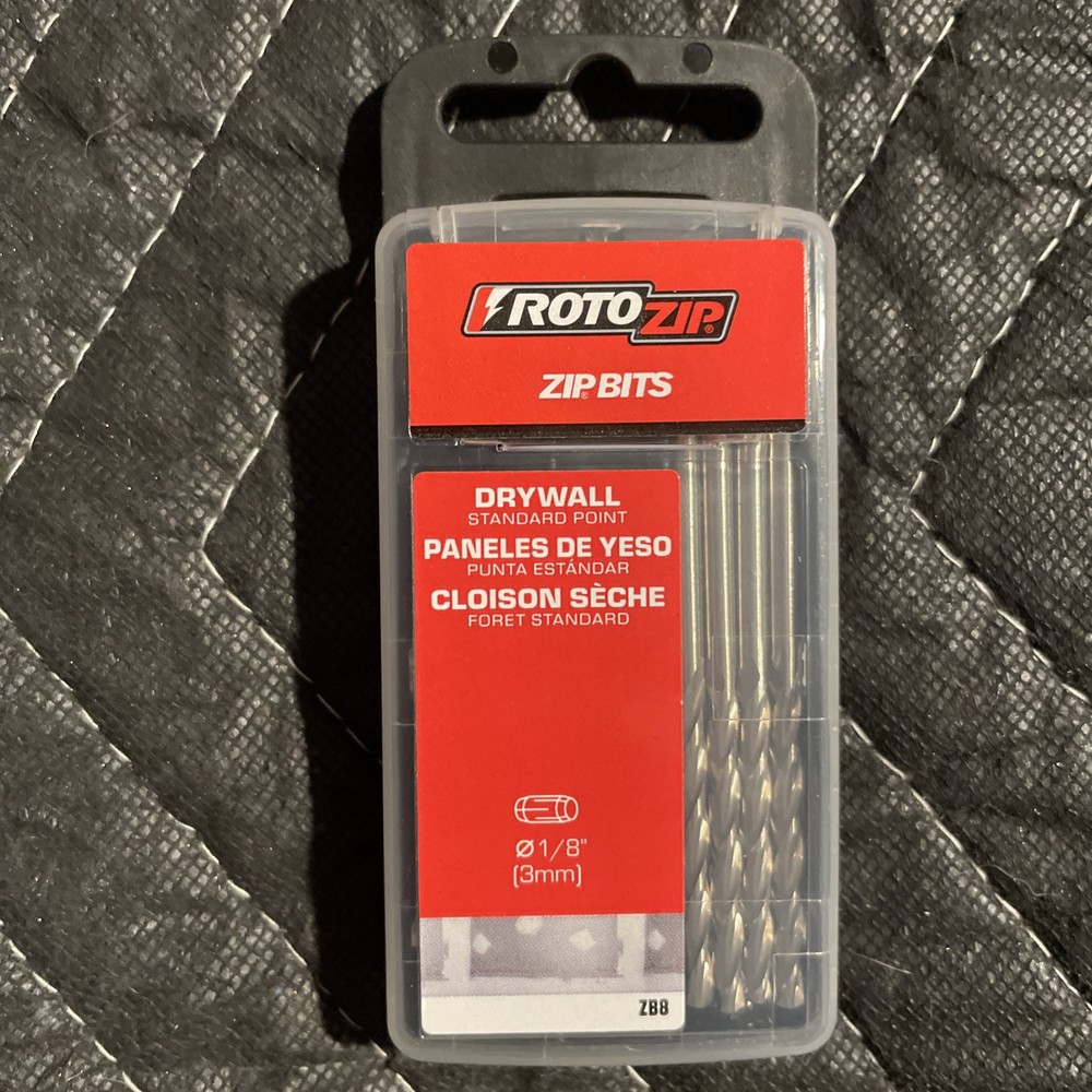 Rotozip ZB8 (8 Drywall Bits)