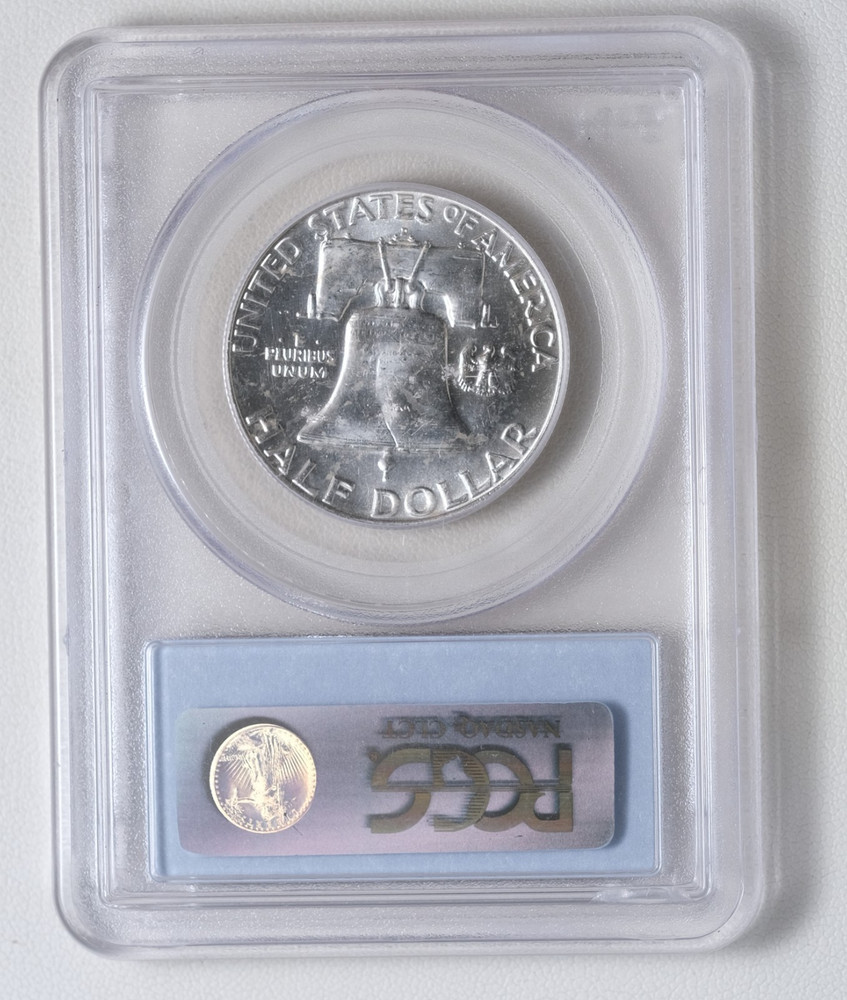 1958-D Franklin Half Dollar PCGS MS64FBL "416"
