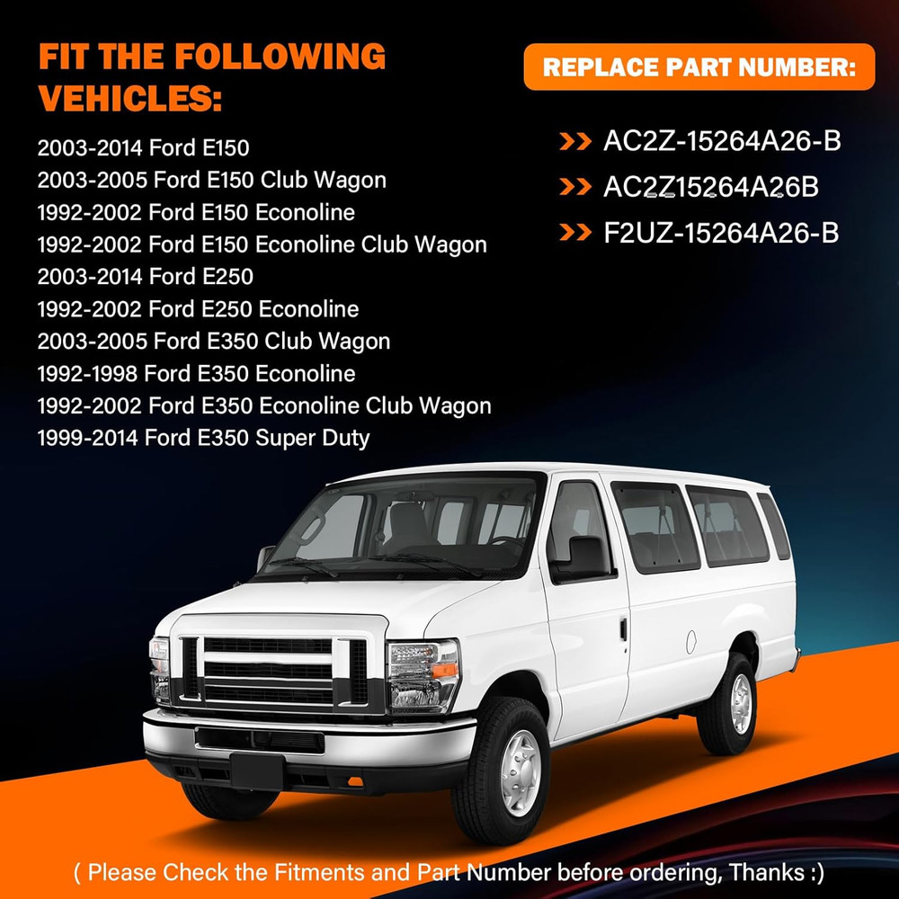 Side Door Latch Cable for 1992-2014 Ford E150 E250 E350 Econoline Van Passenger