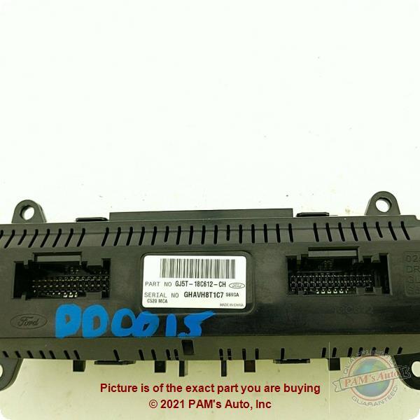 Used A/C Selector Switch fits: 2018 Ford Escape front automatic temperature cont