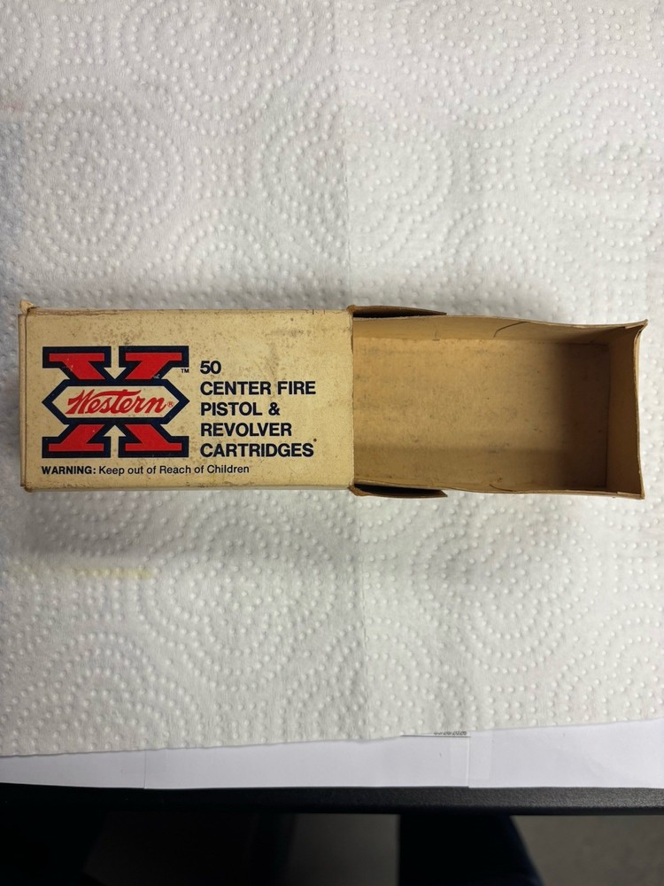 Western Vintage.38 Special Empty Ammunition Box