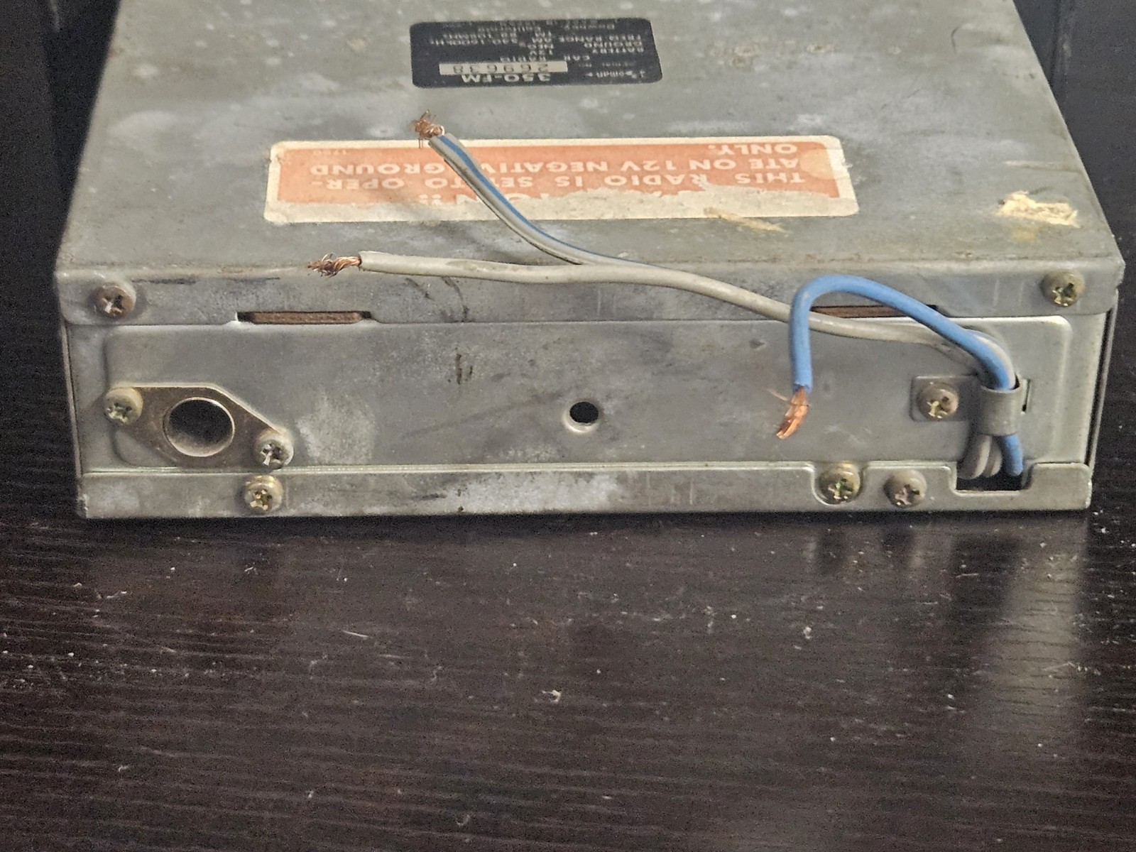 Vintage Boman Astrosonix 350-FM Car Radio AM/FM 12V Shaft Style Made in Japan