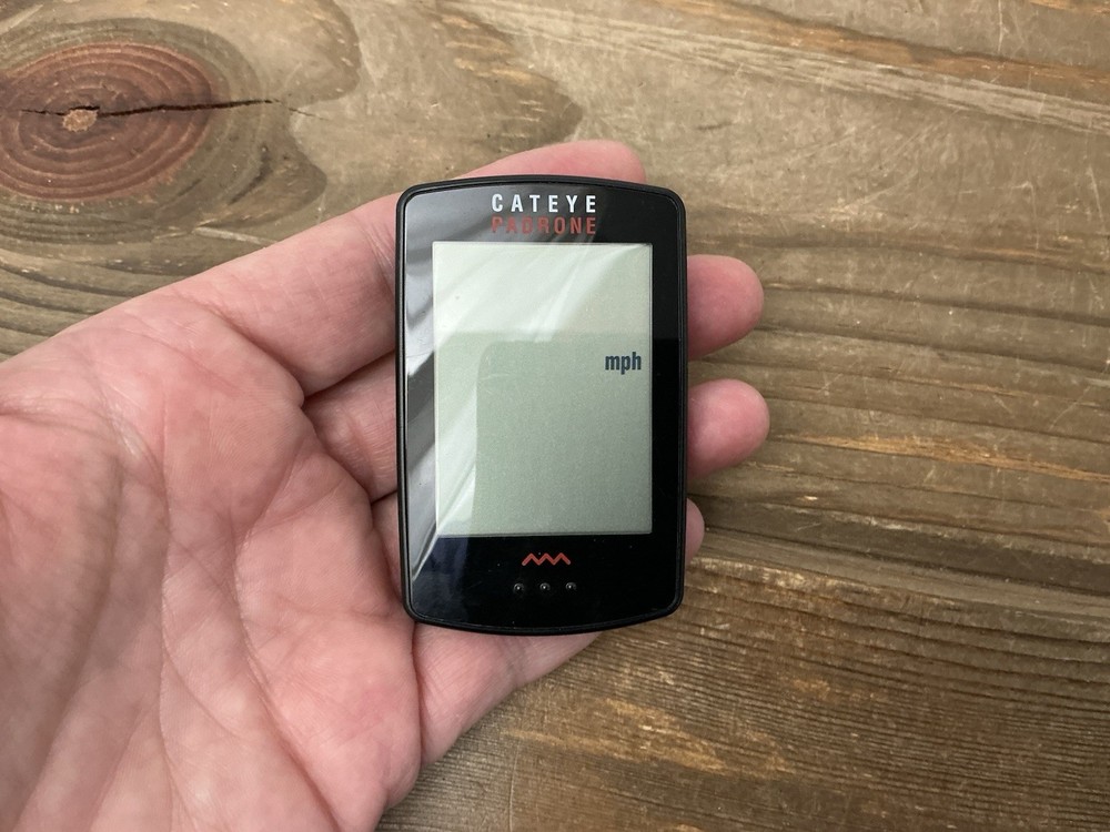 CatEye Padrone Wireless Large Screen 8 Function Cycling Bike Computer - Black