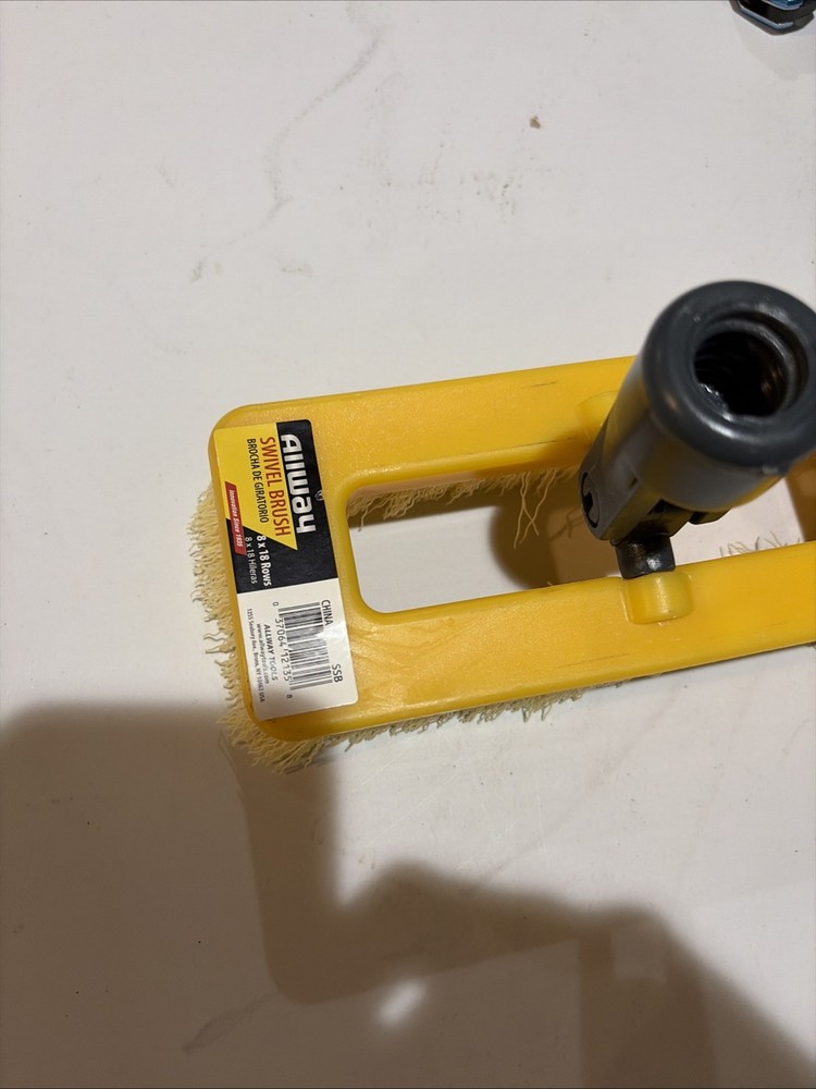 ALLWAY TOOLS SSB 8" Swivel Scrub Brush