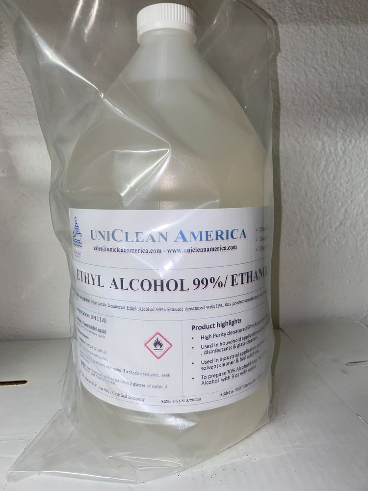 Ethyl Alcohol 99% - Denatured Ethanol 99%