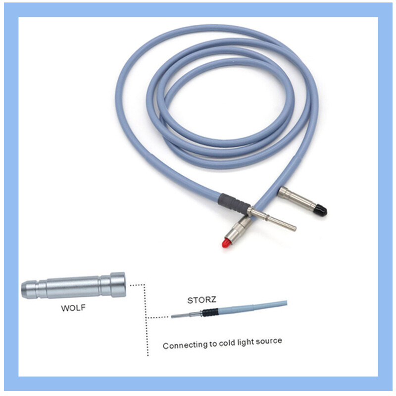 Compatible Storz /Wolf Fiber Optical Cable Light Source Endoscope Cable ø4mmX3m