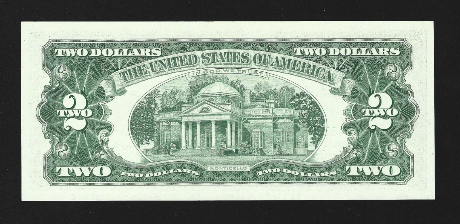 1963 or 1963a $2 TWO DOLLAR UNITED STATES NOTE RED SEAL = GEM UNCIRCULATED ==
