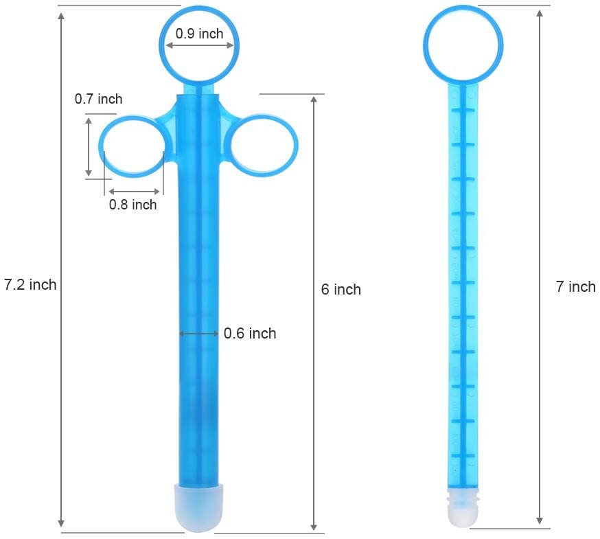 Lubricant Launcher Tube Lube Applicator Injector Precision Markings Reusable