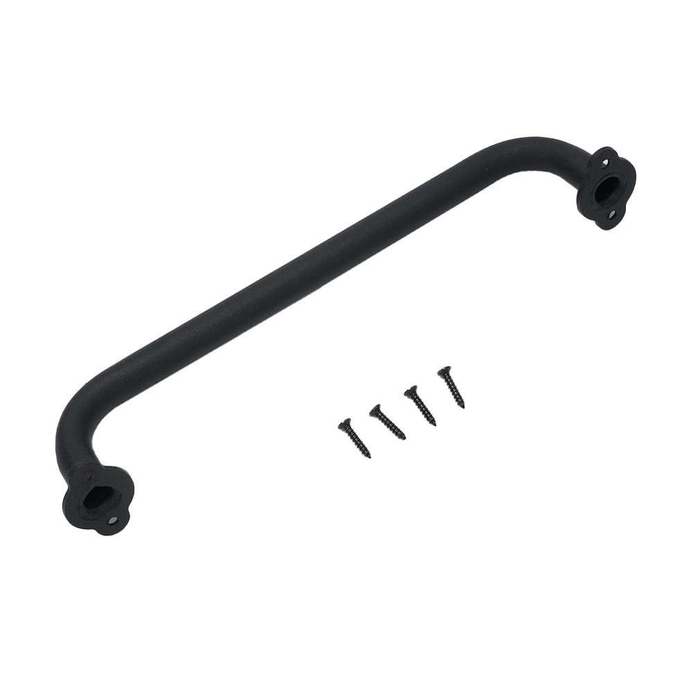 Sliding Barn Door Pull Flush Handle Gate Hardware Set Matte Black Carbon steel