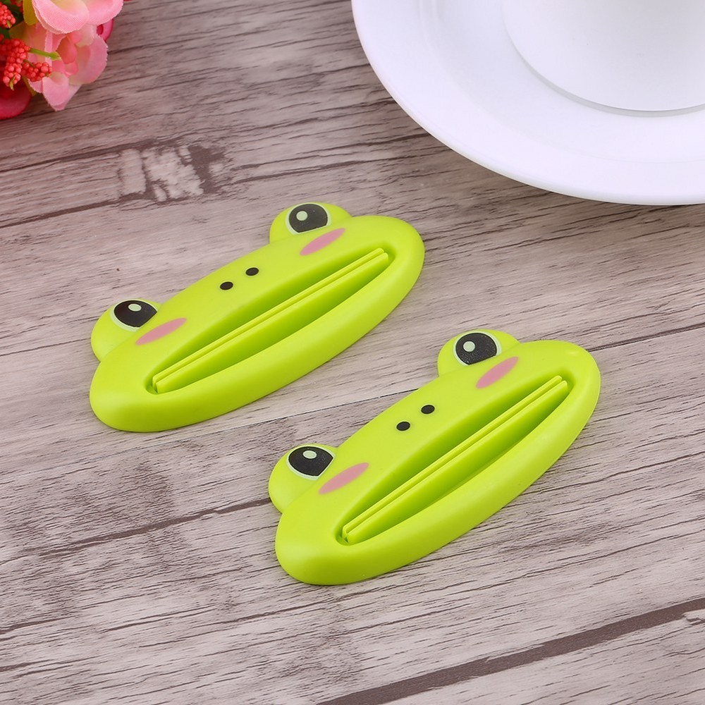 2pc Toothpaste Tube Squeezer Easy Squeeze Paste Dispenser Roll Holder