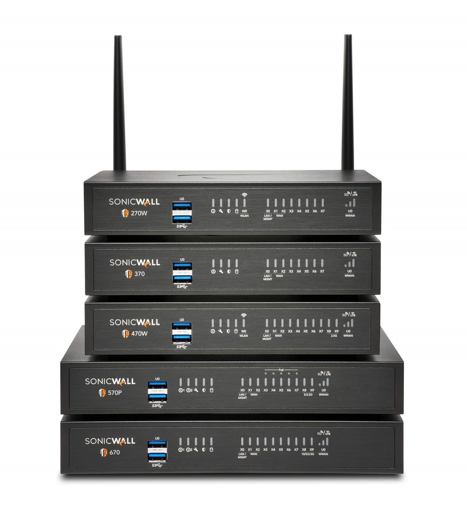 SonicWall TZ370W Network Security/Firewall Appliance