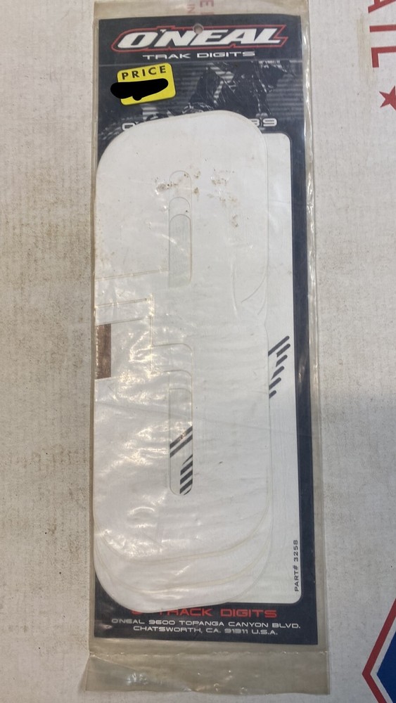 New Dirt Digits Extreme Decal White # 3