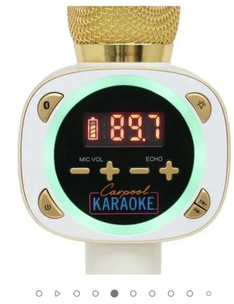 The Singing Machine CPK545 Wireless Bluetooth Microphone Carpool Karaoke Machine