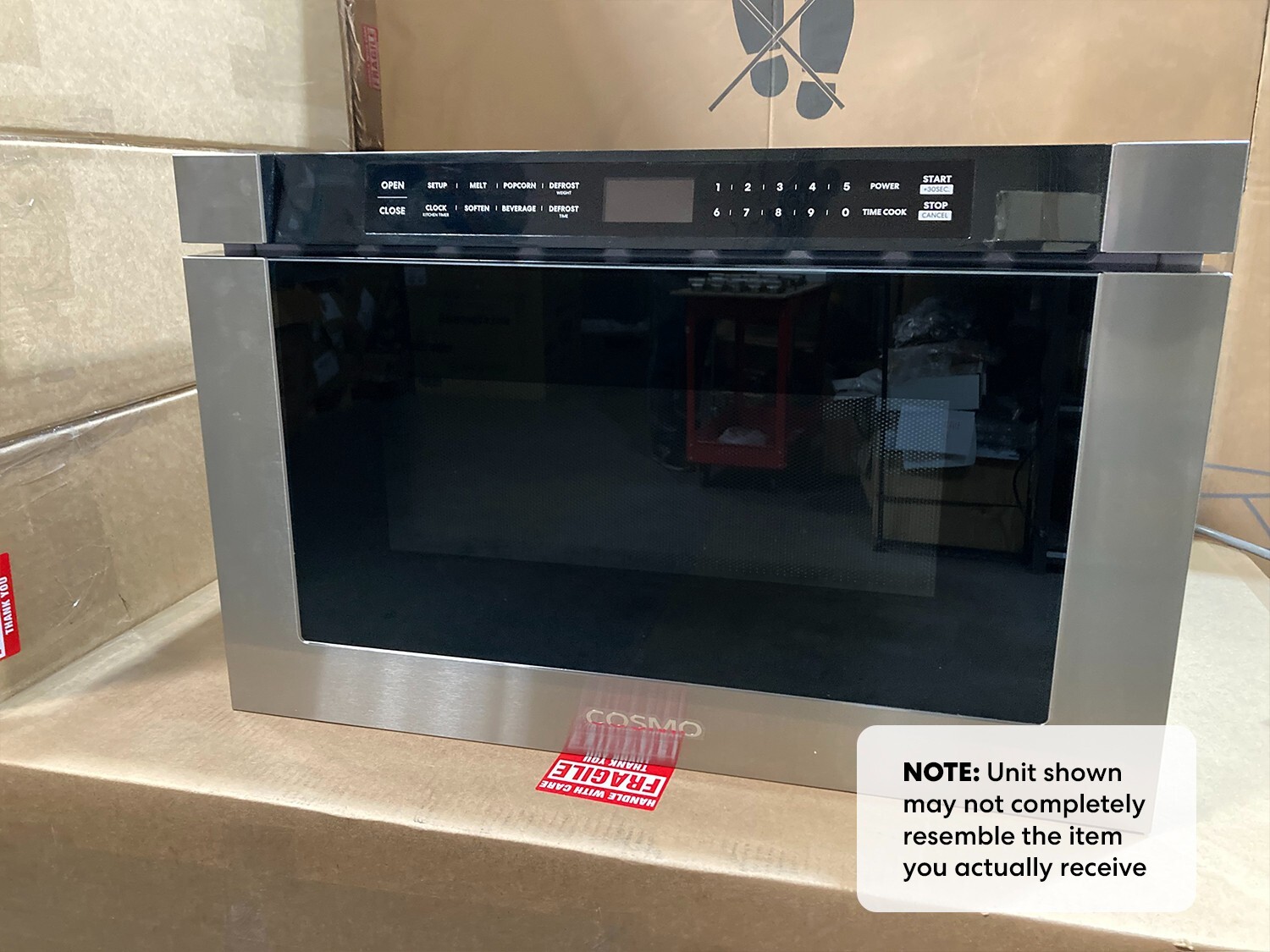 24 in. Built-In Microwave Drawer [OPEN BOX] Touch Presets, Sensor Cooking