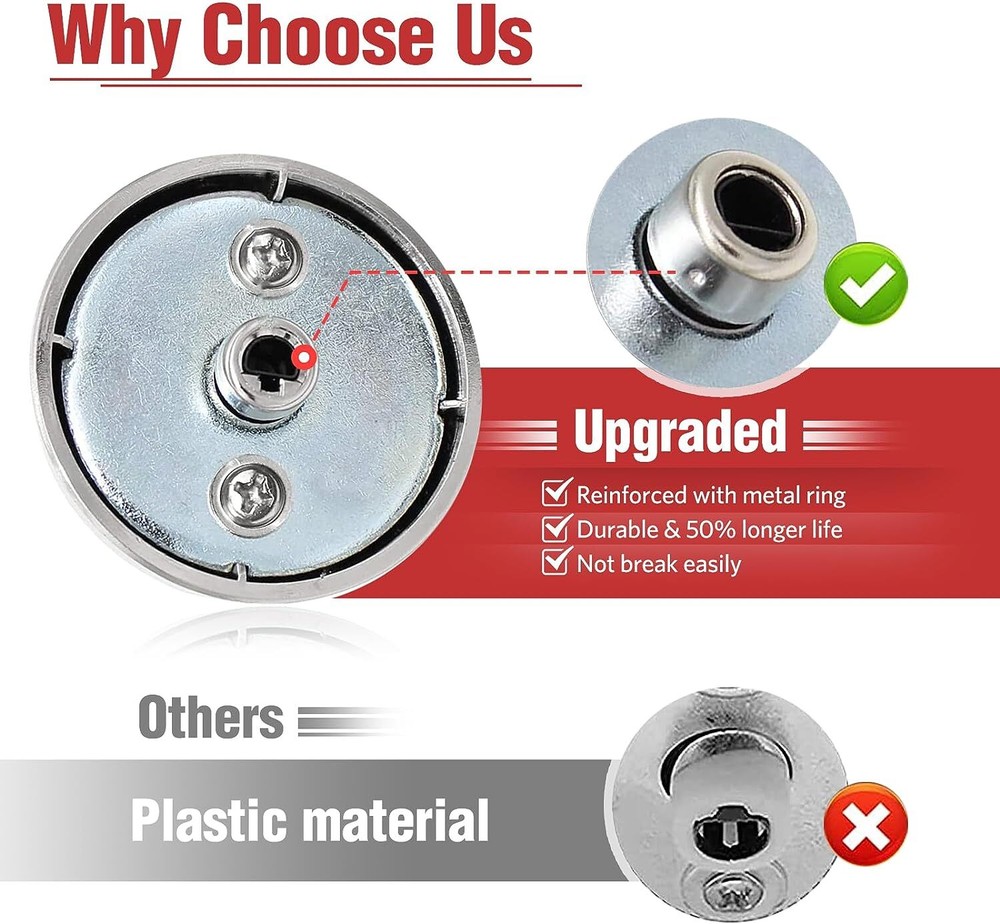 5 Pcs DG64-00473A Gas Knobs "Original OEM" For Samsung Range stove Burner Knobs