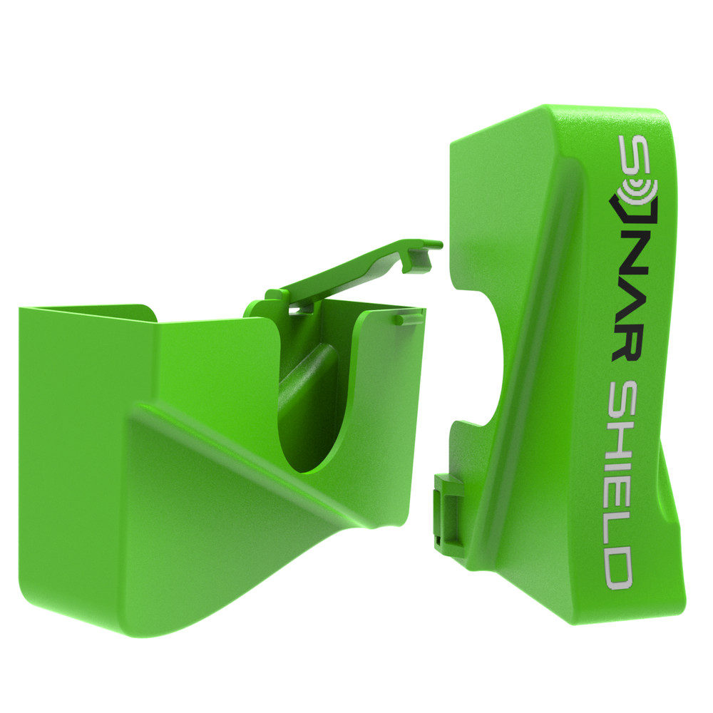 Lowrance Active Target Two Transducer Cover by Sonar Shield (Green)