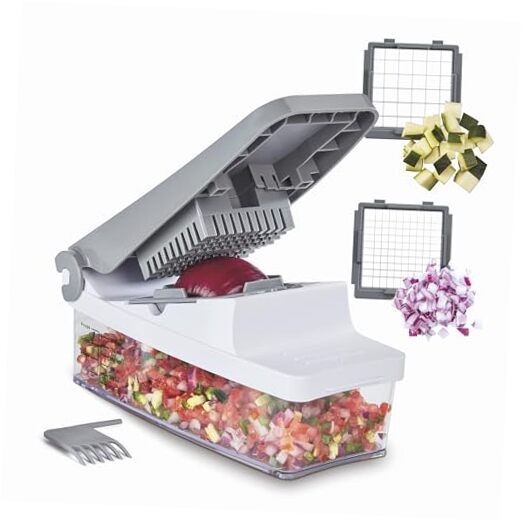 PrepExpress Vegetable & Fruit Box Chopper 4-Cup White