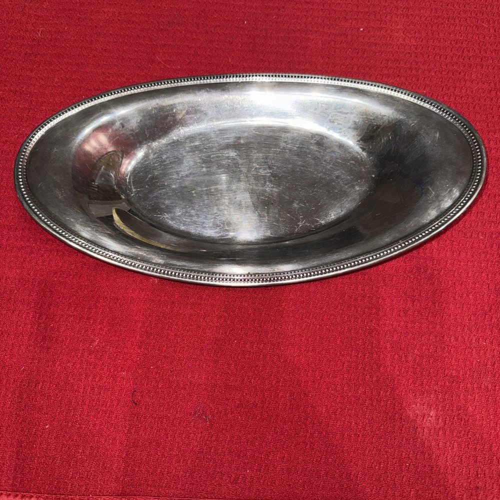 Silver Plated Oneida Oval Tray