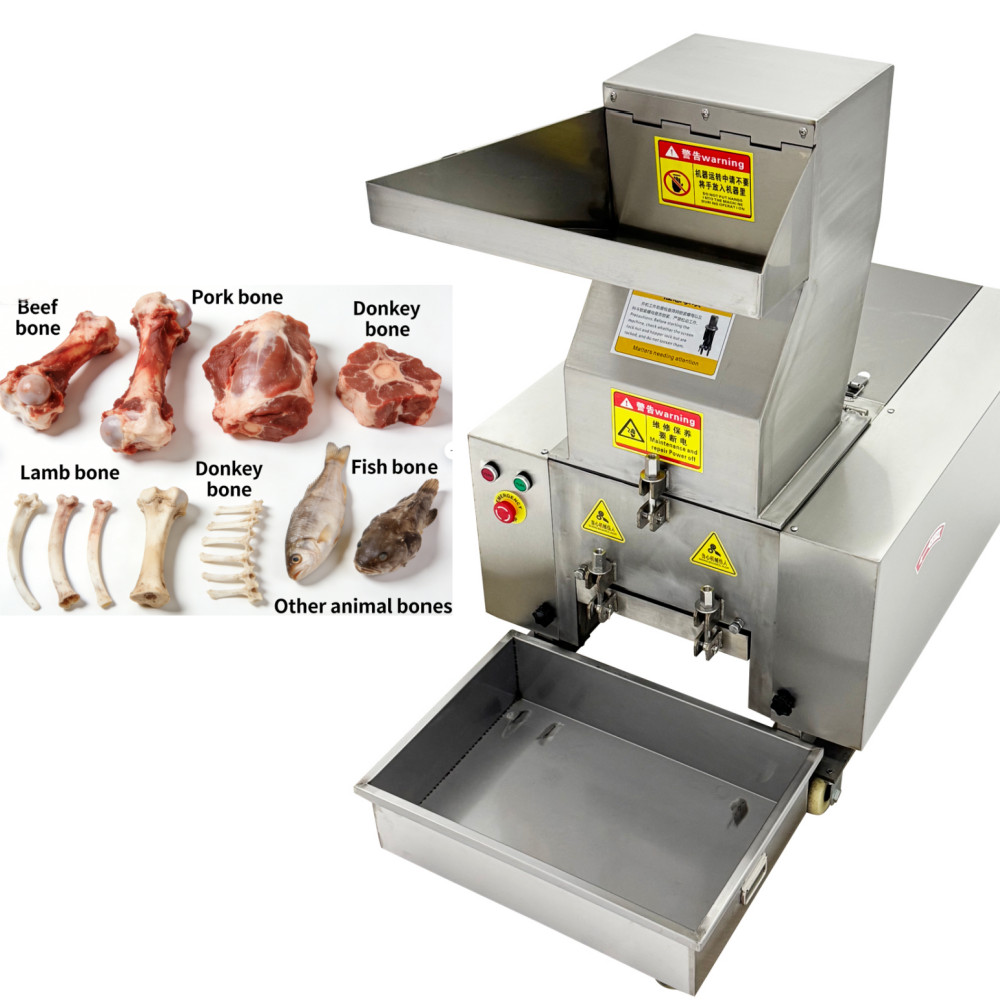 Industrial 220V 3-PH Bone Crusher 5.5KW Bone Processing Machine Bone Grinding Ma