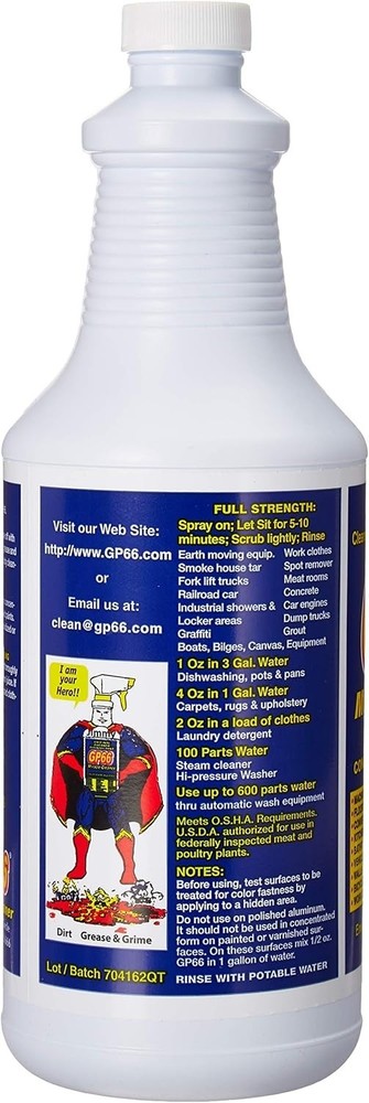 GP66 Biodegradable Miracle Cleaner 32oz – 2 Pack