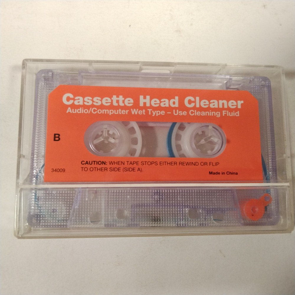 Cassette Head Cleaner Audio Computer Wet Type Use Cleaning Fluid