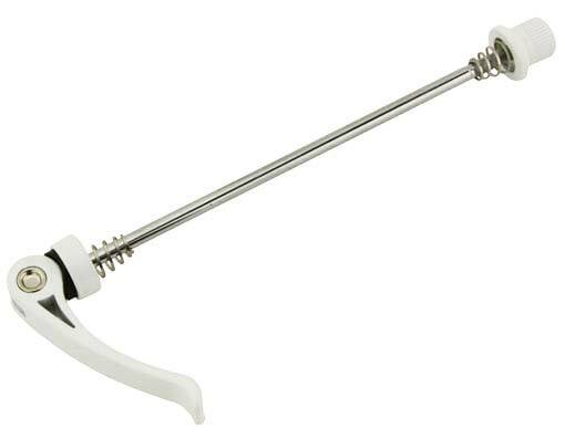 NEW! SKEWER AXLE REAR WHITE.