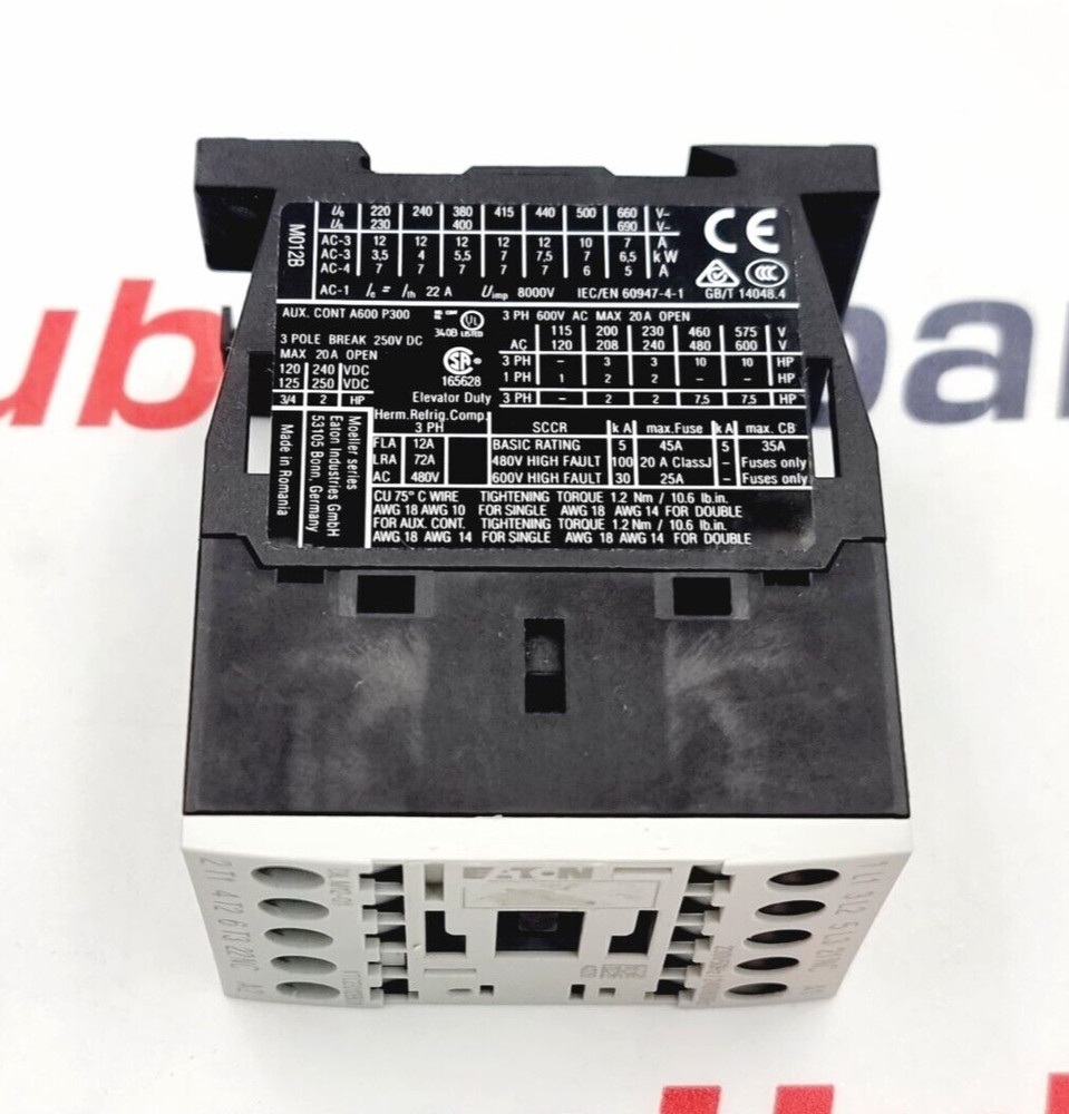 EATON DILM12-01 Contactor XTCE012B01F