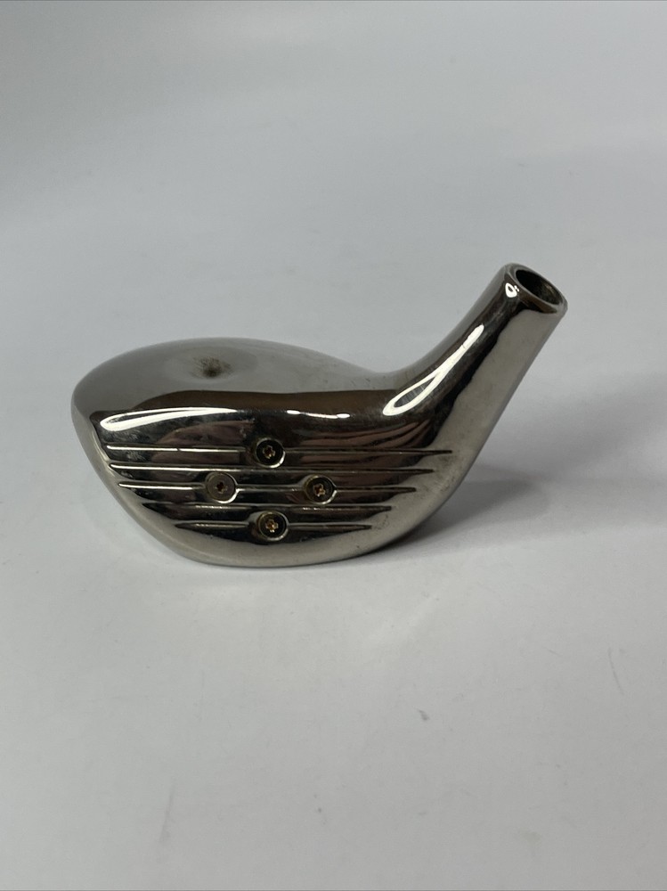 godinger silver art company golf club silver pen holder vintage Paperweight Desk