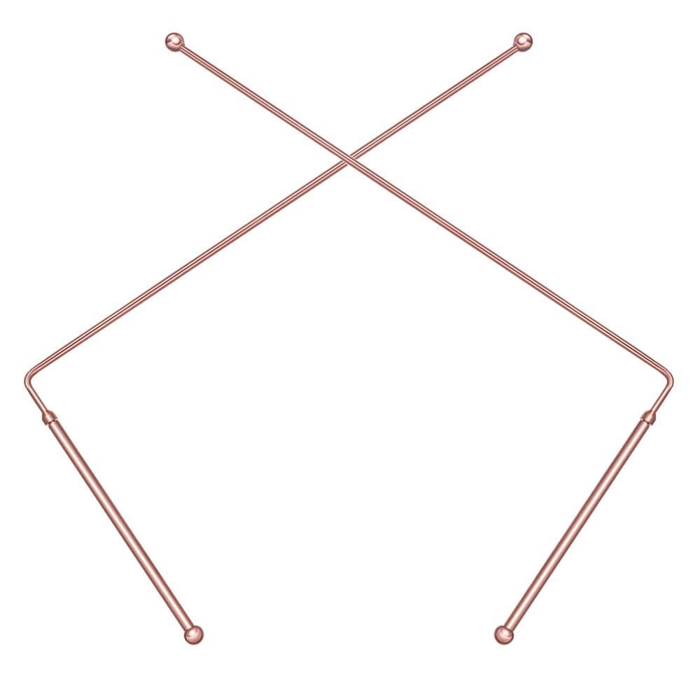 Two 99.9% Copper Dowsing Rods - Effective Tools for Paranormal and Water Finding