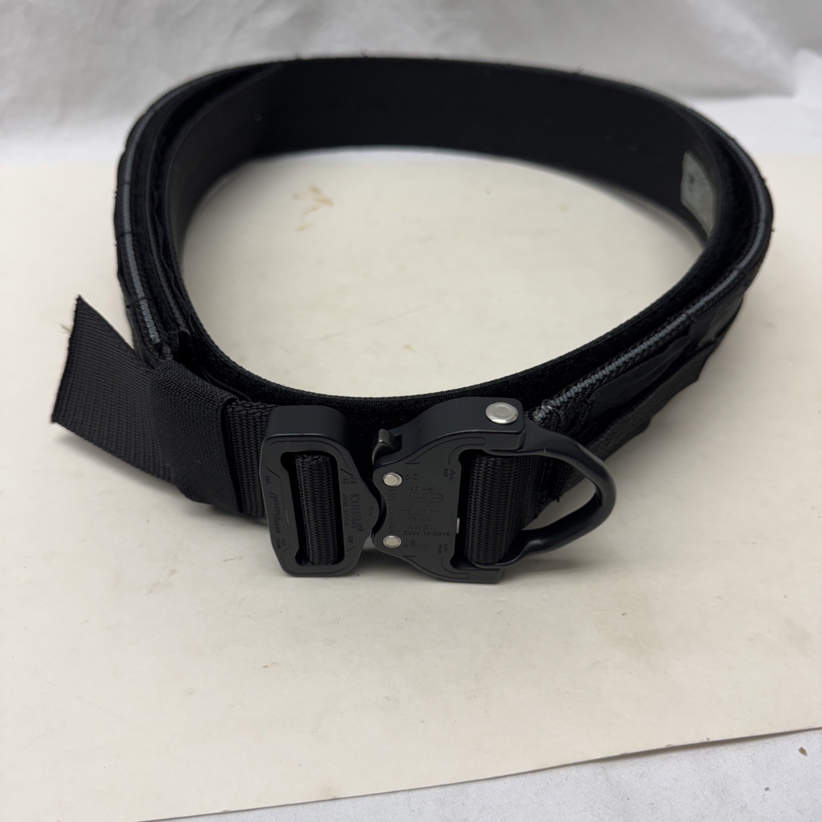 London Bridge Trading LBT-0612GB Gun Belt Cobra Buckle Medium Black MOLLE