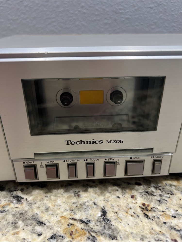 ⭐️Technics M205 Dolby Stereo Cassette Tape Deck Recorder SERVICED ⭐️