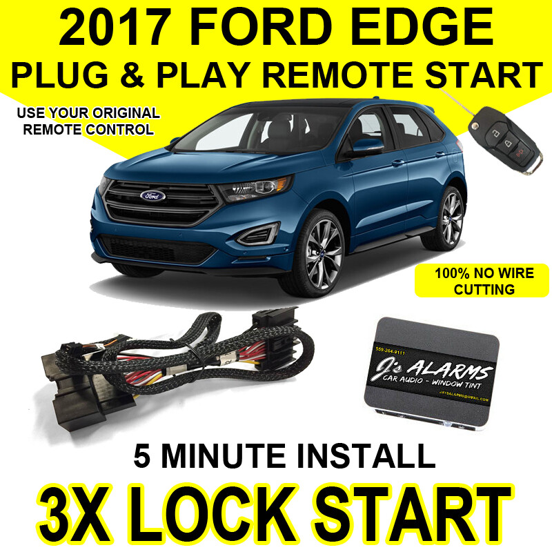 2017 Ford Edge Remote Start Plug & Play Easy Install SUV 3X Lock Start FO2