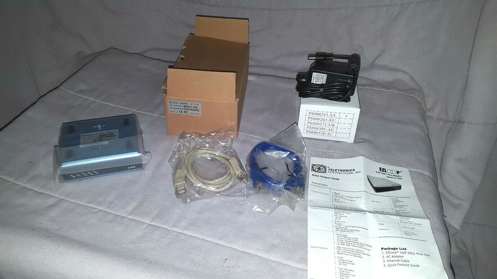 Teletronics 21-205 EZ LOOP VOLP FXS1 Plus Adapter