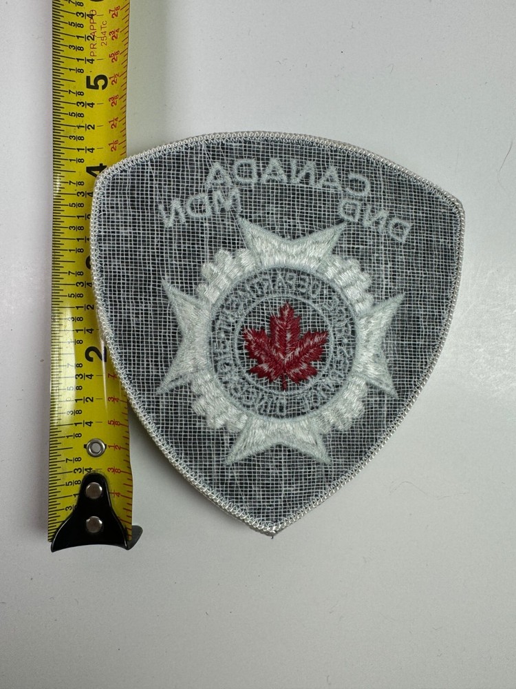 DND MDN Fire Service Canada Patch R1b
