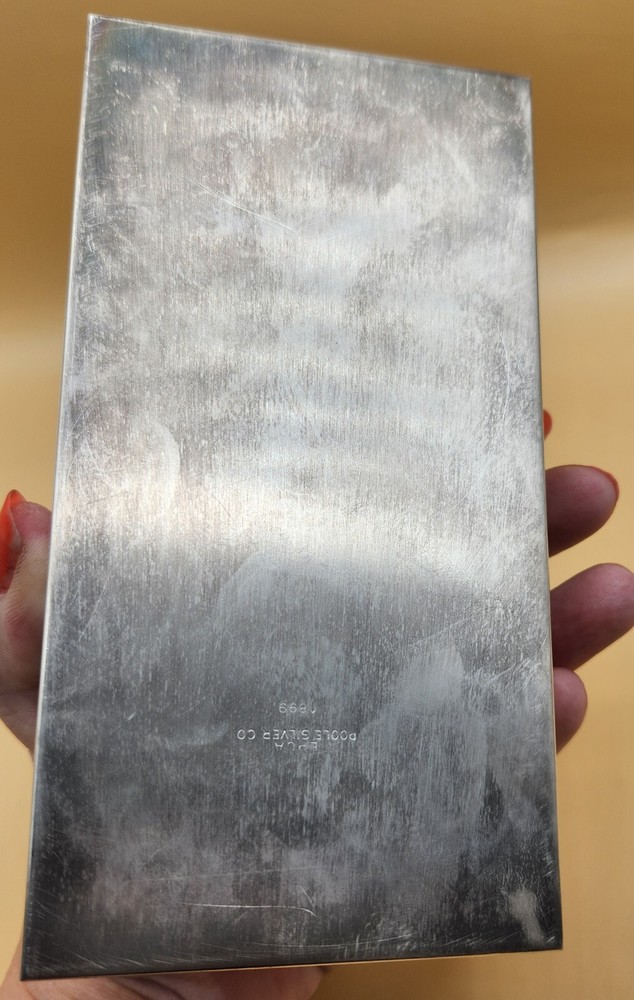 Vintage POOLE SILVER CO. 1899 "Bahama Holiday 1965" Jewelry Box Wood Lining EUC