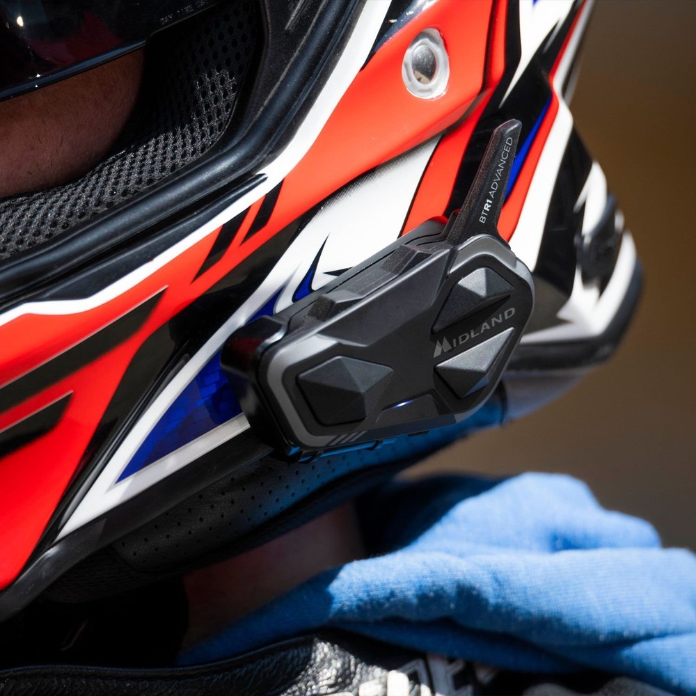 Midland BTR1 Advanced Single Intercom Motorcycle Communication