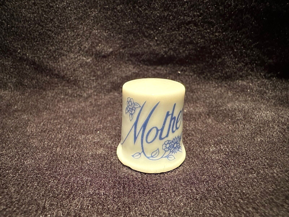 Vintage Porcelain Thimble Mother