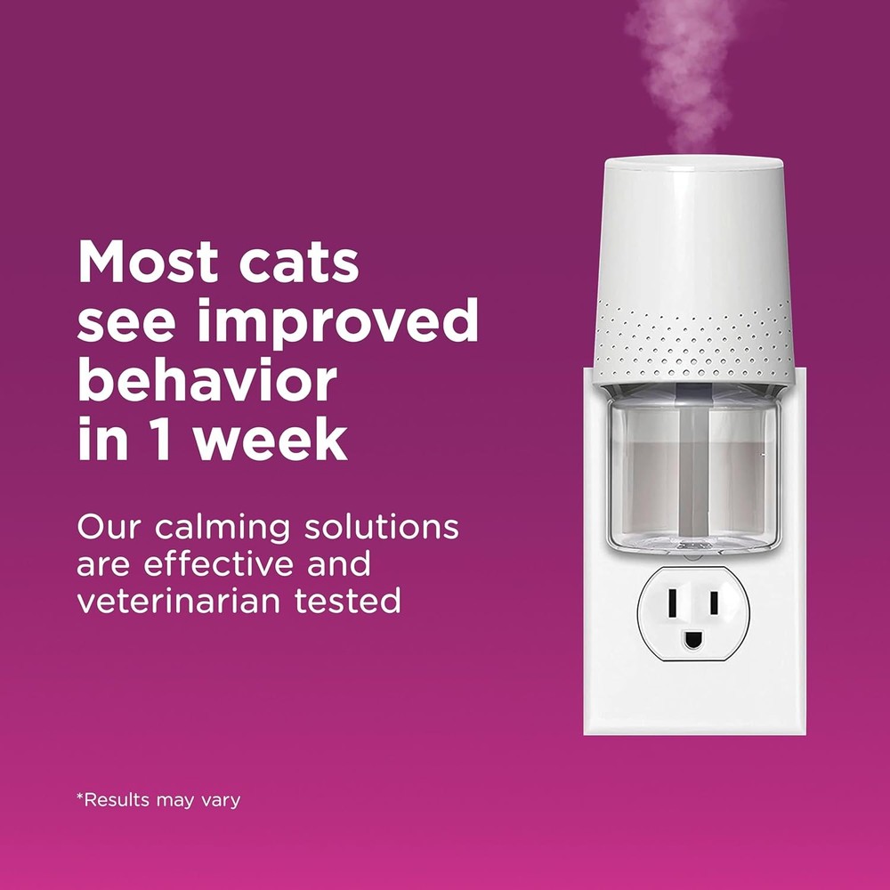 COMFORT ZONE Multi Cat Calming Diffuser Refill, 2 Pack – Cat Calming Pheromone R