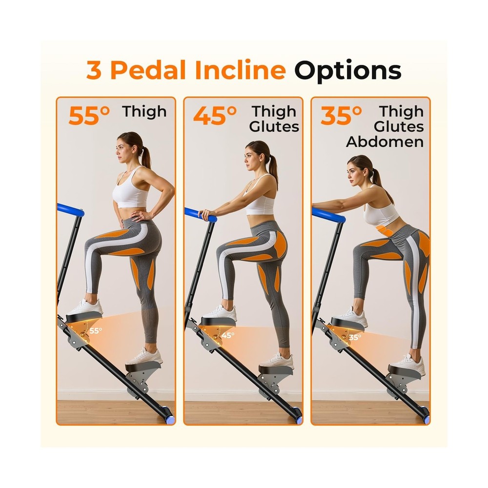 OWLSKY Stair Stepper for Home, Vertical Climber Exercise Machine with Stable ...