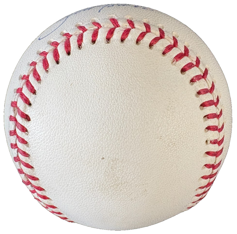 Brent Tomko Autographed Rawlings Baseball Hidden Authentics COA Authentication