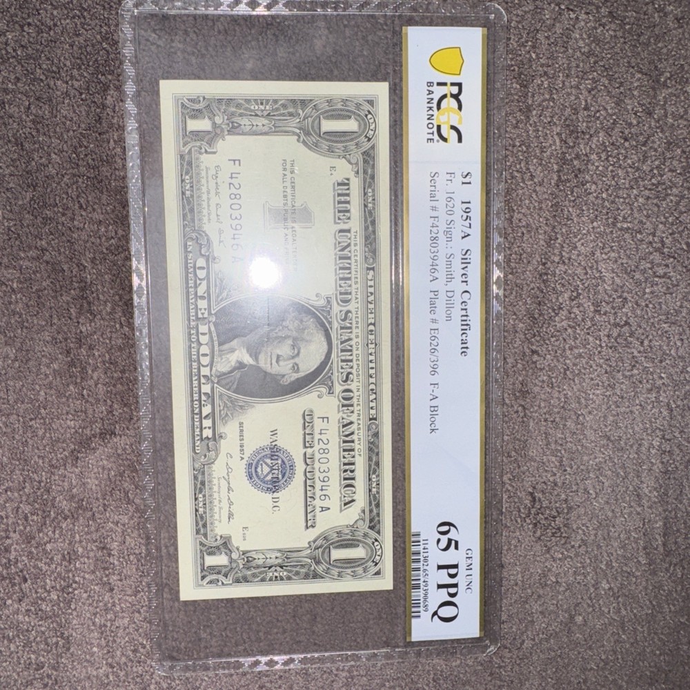 1957 1 Dollar Certificate