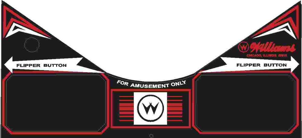 GORGAR Pinball Machine Apron Decal Set