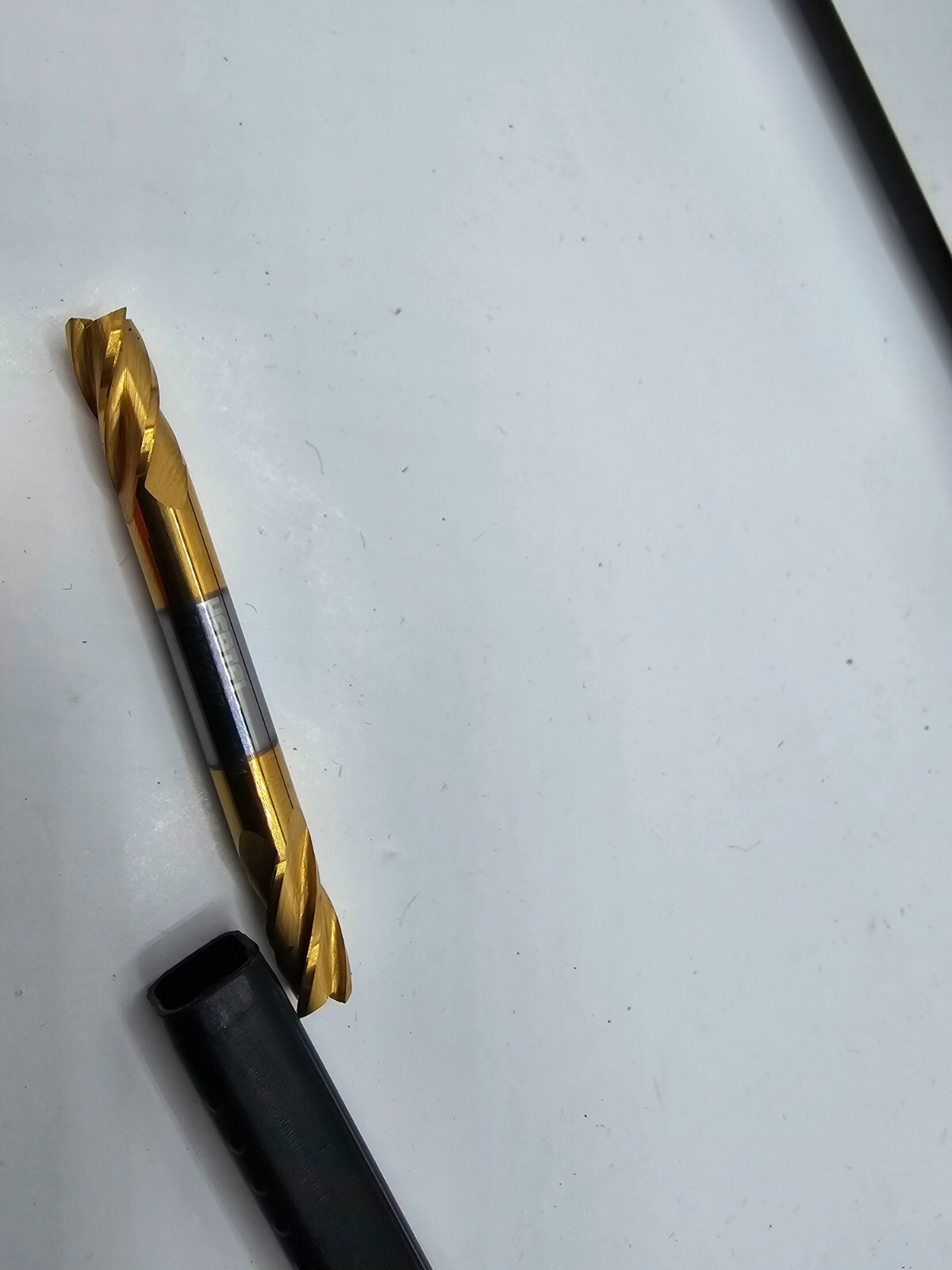 (QTY 2) HERTEL Square End Mill 1/4″ Dia, 1/2″ LOC, 4 FL Solid Carbide 74612177