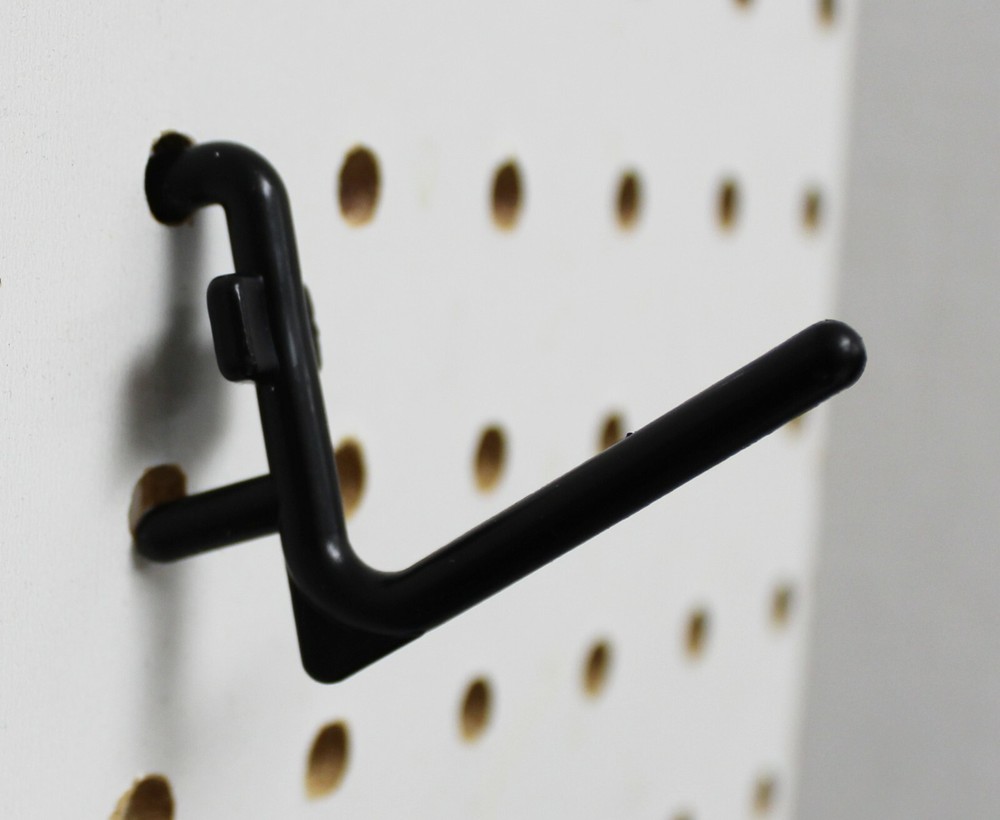NON-Locking Plastic L Style Pegboard Hooks Combo Kit Tool Storage - Pick A Pack