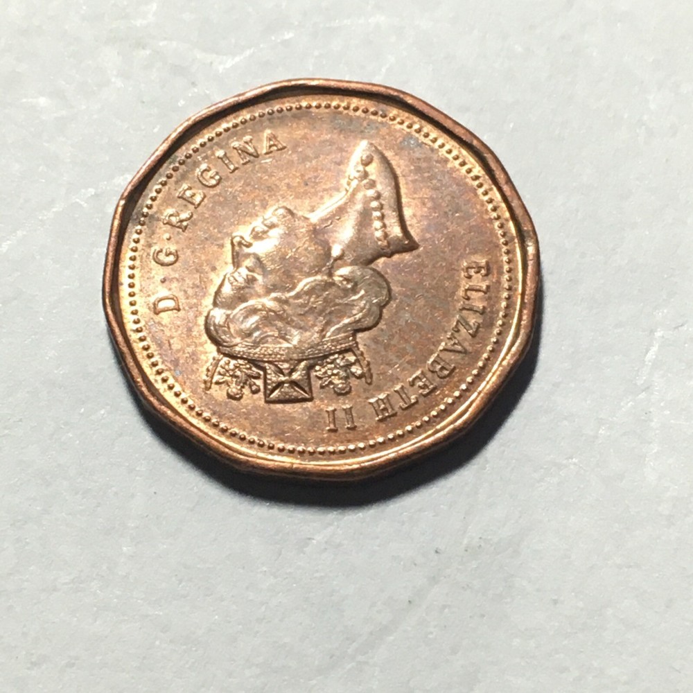 1992 CANADA ONE CENT COIN.