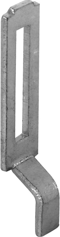 Zinc-Coated Adjustable Sliding Screen Door Latch - 2 Pack for Added Security